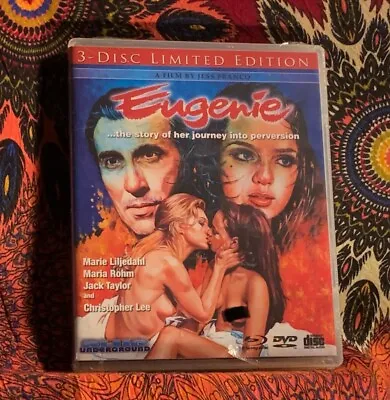 EUGENIE Limited Edition (1970 Blu-Ray 3-Disc) Jess Franco Blue Underground NEW • $55.85