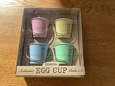 Vintage Egg Cups X4 Pail Shaped • £5