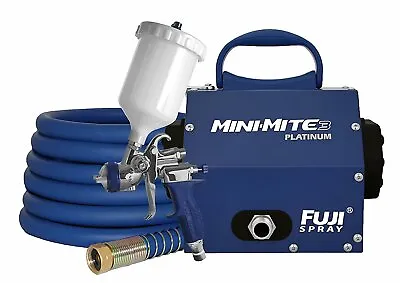 Fuji 2803-T75G Mini-Mite 3 Gravity HVLP Spray System + 10 FREE Cone Strainers • $870.16