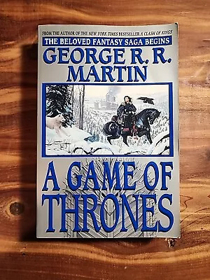 A Game Of Thrones 2002 LARGE FORMAT 1st Print First Edition PB George RR Martin  • $30