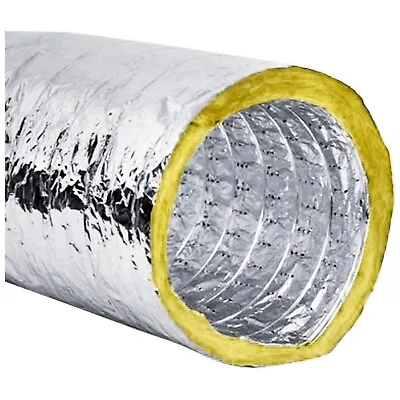 Acoustic Insulated Silent Ducting 10 Meters Long 12 Inch Width • £54.95