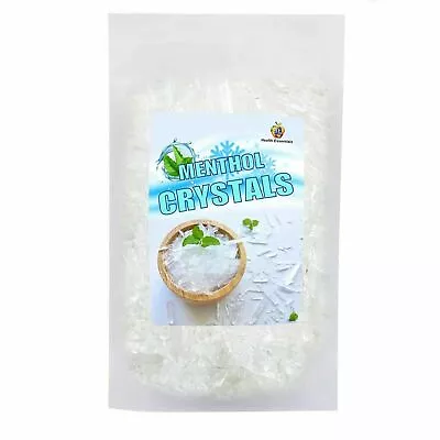 Jioo Organics Menthol Crystals Pure & Fresh Peppermint 50g Free Ship • £9.41