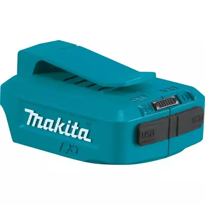 Makita 18 Volt LXT Lithium Ion Cordless 2 USB Port Power Source Battery Charger • $40.54