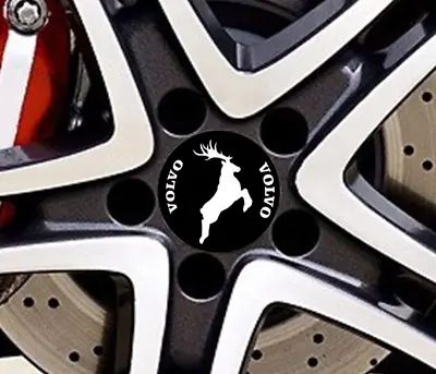 Volvo Wheel Cap Center Sticker Decals 4pcs Elk 56mm / 60mm /  64mm • $8