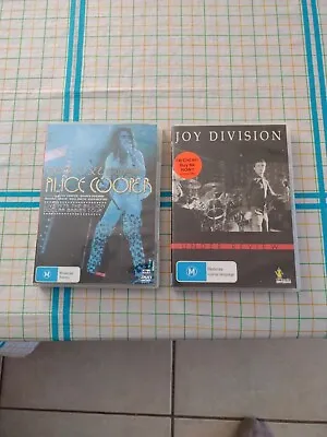 Joy Division (Under Review) DVD + ALICE COOPER LIVE 1973 CONCERT HITS New Order • $19.99