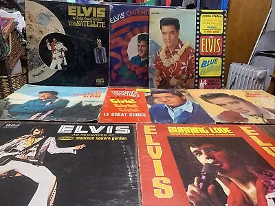 Elvis Presley Record Lot Of 8 Records  • $36
