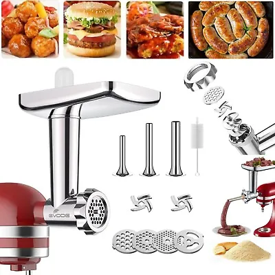 Metal Food Meat Grinder Attachment For Kitchenaid Stand Mixer W/ Sausage Stuffer • $49.99