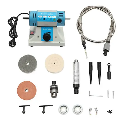 320W Jewelry Polishing Machine Gem Rock Buffer Bench Lathe And Grinding Machine • $103