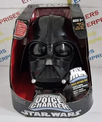 Star Wars Darth Vader Voice Changer Helmet 2004 NEW & BOXED Dusty From Storage • $145.19