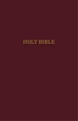 KJV Holy Bible: Gift And Award Burgundy Leather-Look Red Letter C (Paperback) • £7.42