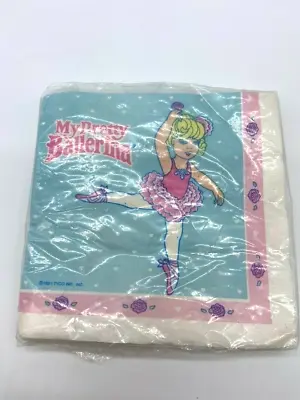 Vintage Tyco My Pretty Ballerina Doll 1991 Sealed Luncheon Napkins Birthday Girl • $9.95