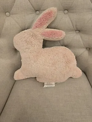 Rachel Ashwell Farmhouse 16” Pink Easter Bunny Shaped Pillow • $29.99