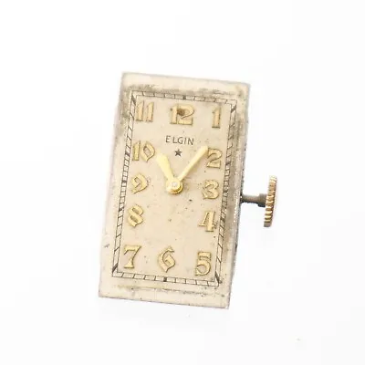 Vintage Elgin Wristwatch Movement - Grade 483 - Running Parts Repairs Spares • $35.99