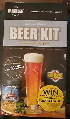 Mr. Beer Deluxe Edition Home Brewing Beer Kit Makes 2 Gallons • $25