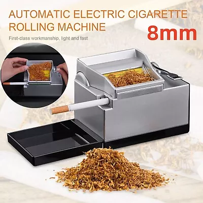 Automatic Cigarette Machine Rolling Tobacco DIY Electric Maker Roller Injector • $96