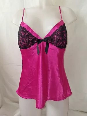 Gorgous Pink LA SENZA Babydoll Chemise Lingerie Cami Top Size 14 (TV) • £4.99