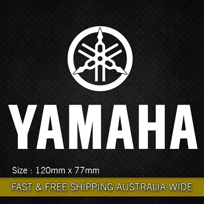 YAMAHA Motorcycle Logo Sticker Decal Fuel Tank Decal Vinyl YZF R1 R6 YZ450F • $6.50