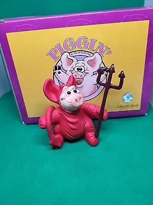 Piggins Piggin Piggin Pig Piggin Collectablepiggin Little Devil2003box14116. • £6.99