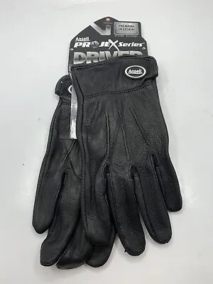 Ansell Men's Premium Deerskin Leather Drive Gloves Medium Black FREE SHIPPING  • $16.26