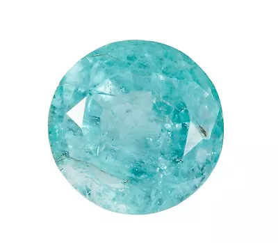 5.51 Carat MASSIVE Colombian Emerald Light Green 11mm Diameter Native Cut No Oil • $550