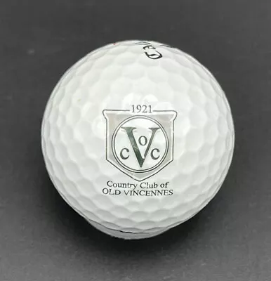 Country Club Of Old Vincennes Logo Golf Ball (1) Callaway Hex Chrome Pre-Owned • $8.49