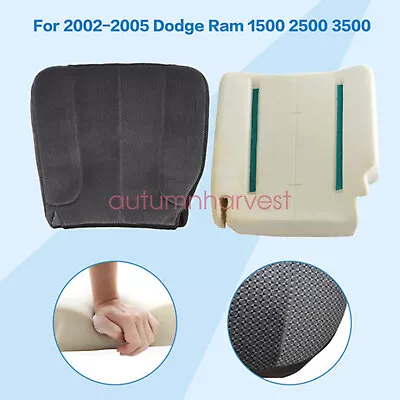 For 2002-2005 Dodge Ram 1500 2500 SLT ST Driver Bottom Seat Cover & Foam Cushion • $53.99