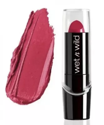 Wet N Wild Silk Finish Lipstick #561B IN THE NEAR FUCHSIA BRIGHT HOT PINK NIB • $11