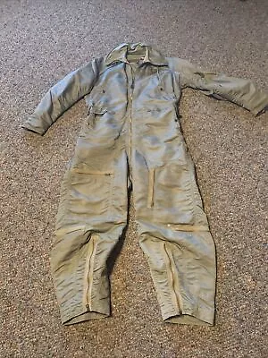 Size Medium Vintage Vietnam Era Airforce Nylon Pilot Suit Heavy Duty • $120