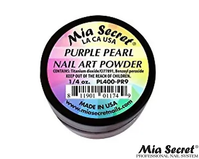 Mia Secret Nail Art Powder Pearl Collection (PURPLE) 1/4oz • $9.42