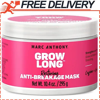 Marc Anthony Grow Long Hair Mask For Dry Damaged Hair 10 Ounce • $11.26