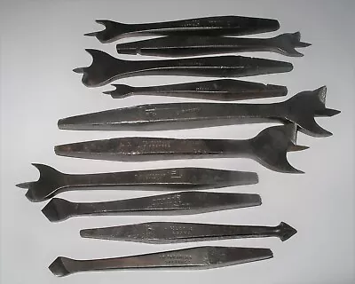 £18 • Buy 10 Vintage NAMED Hand BRACE DRILL Auger Bits Lot