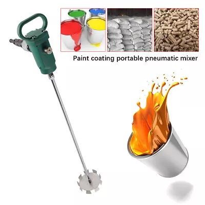 $63.01 • Buy Handheld Pneumatic Paint Mixer Portable Air Agitator Shakers Stepless 2500RPM