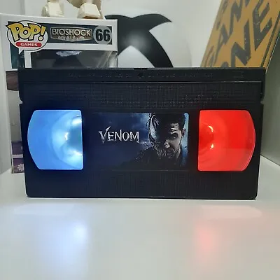 Marvel's Venom LED VHS Tape Lamp Birthday Gift For Her Him Retro Vintage Light • £9.99