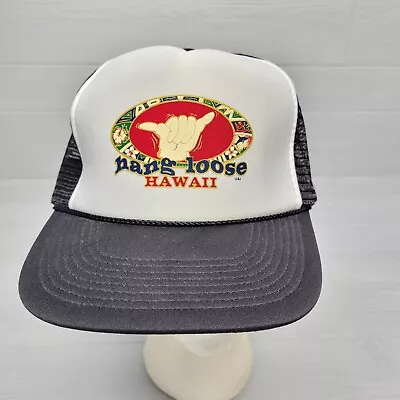 Vintage Nissin Hang Loose Hawaii Trucker Snapback Hat • $15