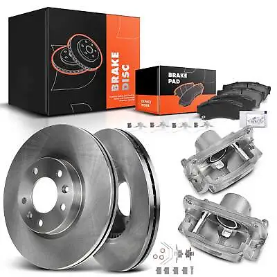 Front Disc Brake Rotor & Pads + Caliper For Ford Fusion Mazda 6 06-12 Mercury • $182.49