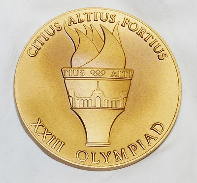 $230 • Buy  1984 Los Angeles Olympics ATHLETE PARTICIPATION MEDAL 