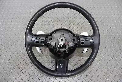 08-15 Mazda Miata NC OEM Leather Steering Wheel W/ Paddle Shifters (Black NF9) • $150