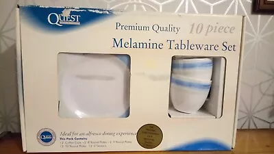 Melamine Tableware Set 10 Piece By Quest. New . • £20