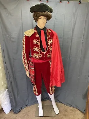  Free Shipping  Authentic Theatrical Quality Matador Costume-excellent Condition • $260