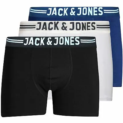 £11.99 • Buy Mens 3 Pack Jack & Jones Boxer Shorts Underwear Trunks Multipack Boxers S-XXL