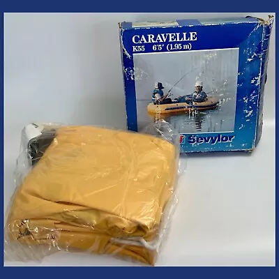 Sevylor Caravelle K55—2 Person Pool/Beach Boat—6’5” W/Grabline/Oarlocks–NIB! 🅰️ • $59.99