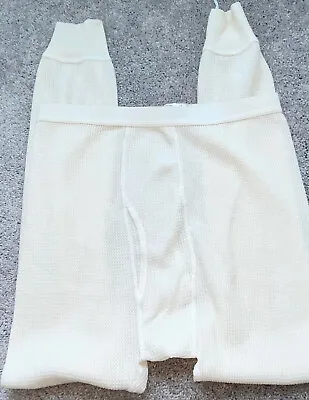 Vintage 1980s J. E. Morgan Thermal Pants Long Johns Mens L 38-40 Underwear • $8.75