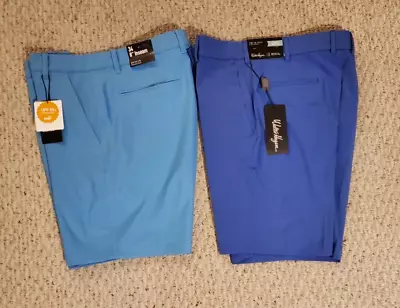 Lot [2] NWT Puma Mens Dealer 8  Golf Shorts Walter Hagen Perfect 11 Size 34 NEW • $43.97