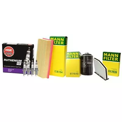 Mann Filters & NGK Spark Plugs Ignition Tune Up Kit For Audi A3 Q3 Quattro VW CC • $104.95