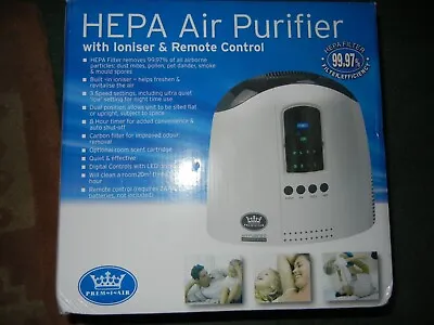 Prem-I-Air Hepa Air Purifier With Ioniser And Remote Control • £39.99