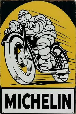 Retro Metal Sign Garage Man Cave She Shed Bar  30cm X 20cm Michelin Tyres • £6.64