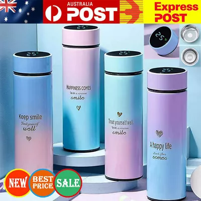 480ml Flask Thermos Coffee Cup Vacuum Insulated Tea Bottle Water Mug Stainless • $16.65