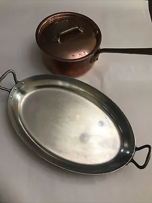 William Sonoma Tinned Villedieu France Copper Cookware Lot • $425
