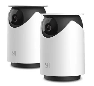 2-Pack YI Dome Camera U Indoor WiFi Security IP Camera Night Vision 2-Way Audio • $33.91