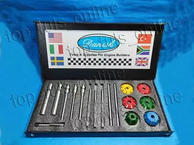 17x 3 Angle Cut Valve Seat Cutter Kit 505 Cubic Inch Chevy 454 MERLIN HEADS SQUR • $189